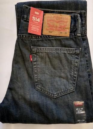 Levi's 514 straight оригінал джинсі 29*32