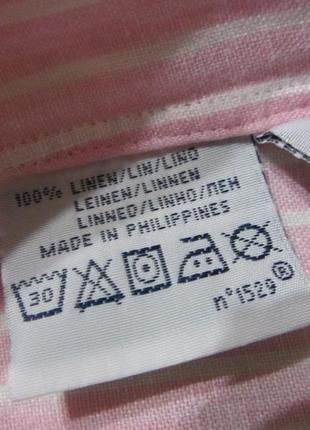 Льняная мужская рубашка polo ralph lauren оригинал 100% лен6 фото