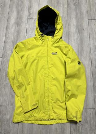 Вітровка jack wolfskin yellow1 фото