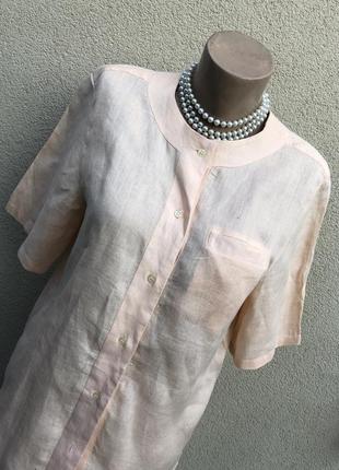 Винтаж,льняная блуза,рубашка, этно бохо стиль,mastai ferretti,6 фото