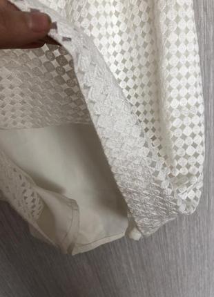 Елегантне плаття біле пряме ніжне легке, ошатне kiomi5 фото