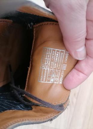Кожаные туфли фирмы tommy hilfiger оргинал3 фото