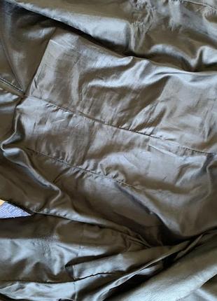 Базовый натуральный шкиряной пиджак классического кроя (размер 14/42-16/44)5 фото