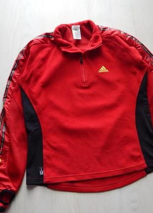 Кофта флісова vintage y2k adidas active half zip fleece