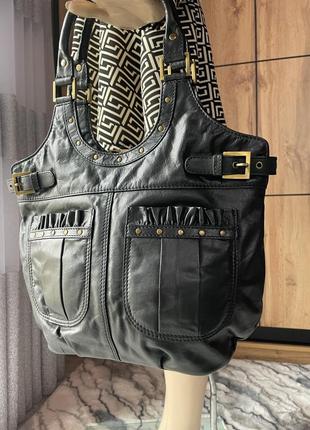 Шкіряна сумка хобо xude