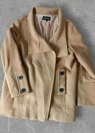 Полупальто женское весна/осень бежевое jaeger