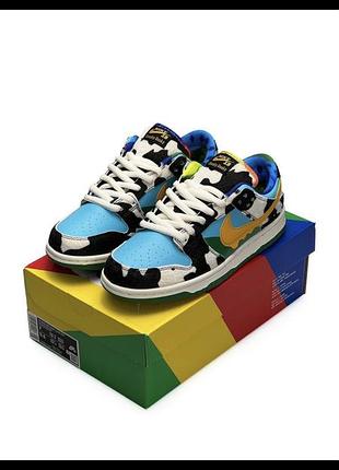 Женские кроссовки nike sb dunk low ben & jerry&s chunky dunky