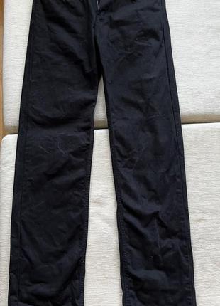 Прямые джинсы черного цвета2 фото