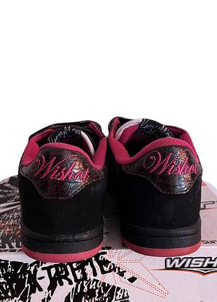 Скидка !!! сникерсы скейтборды wishot black pink кроссовки на скейт