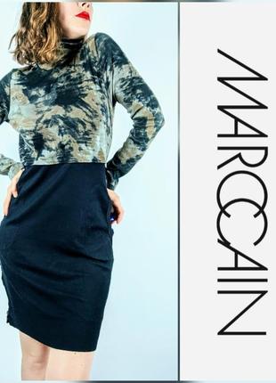 Трикотажное платье с горлом marc cain