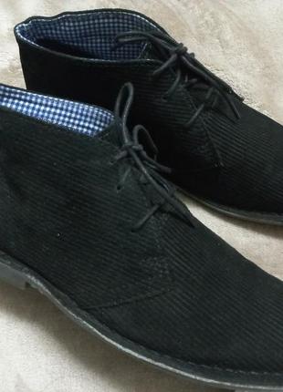 Ботинки весна-осень кожа замш муж.44-43.5р.clarks индии