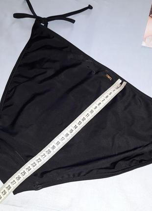 Низ от купальника женские плавки размер 50-52 / 18 черный бикини на завязках2 фото