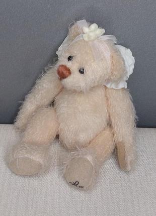 Вінтажна колекційна іграшка ведмедик ganz cottage2 фото