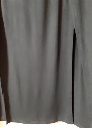 Стильная трикотажная юбка с разрезами в размере 1xl от бренда shein3 фото