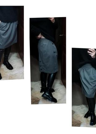 Юбка шерсть boomerang stockholm швеция шерстяная юбка миди офисная юбка шерсть2 фото