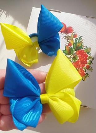 Бантики бабочки в патриотических цветах