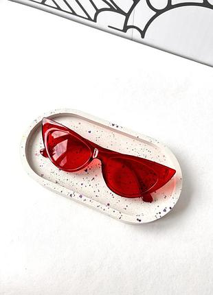 Красные очки лисички ❤️