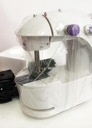 Швейная машинка 4в1 портативная digital fhsm-201, швейная машинка пластик, детская швейная машинка7 фото