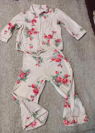 Гарна фланелева піжама