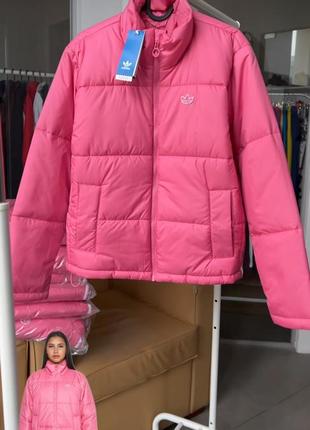 Демисезонная куртка, пуфер, весна/осень adidas оригинал1 фото