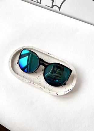 Дзеркальні сонцезахисні окуляри, жіночі окуляри котяче око1 фото