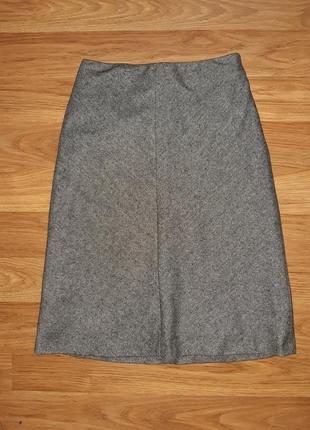 Сіра жіноча юбка. весняна жіноча юбка карандаш1 фото