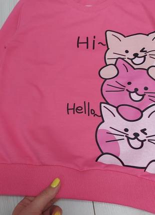 Світшот 🐱🐱🐱,кофта для дівчинки 2