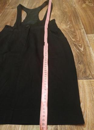 Стильная юбка на подтяжках3 фото