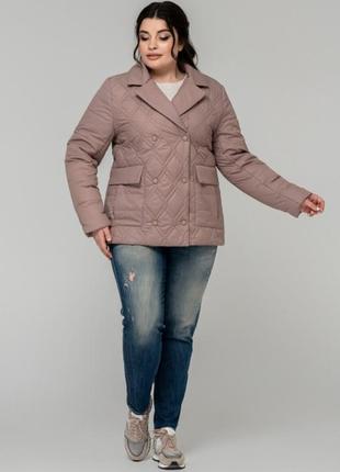 Жакет демисезонный стёганый, куртка-пиджак утеплённый3 фото