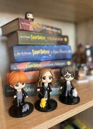 Фигурки harry potter гермиона рон и гарни с животными