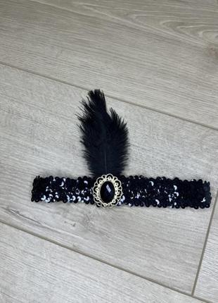 Повязка на голову в стиле гетсби вечеринка в стиле большого гетсби,20х