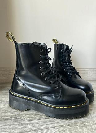 Чоботи dr.martens jadon smooth leather platform boots