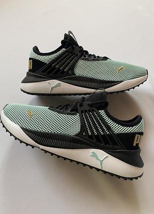 Голубые кроссовки пума оригинал/puma pacer future metallic pop