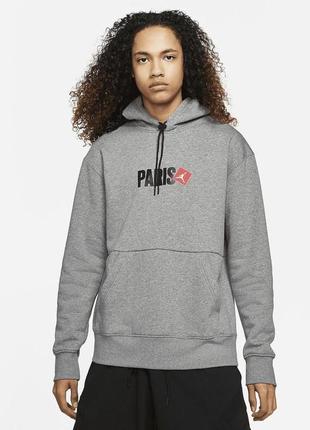 Худі air jordan psg grey