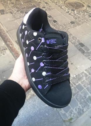 Wishot chupa chups чупачупс чупа чупс black/violet дутий язик knu skool sk-8 sk8 old кну platform