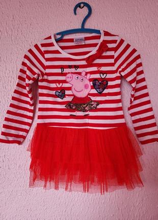 Туника для девочки свинка пеппа
