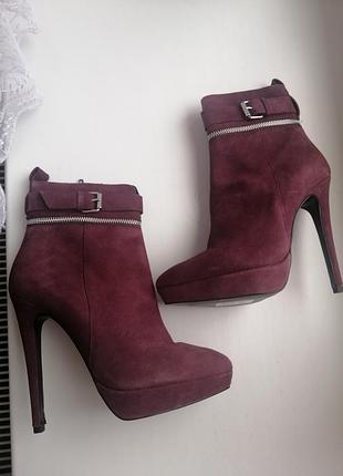 Ботильоны 38р замша