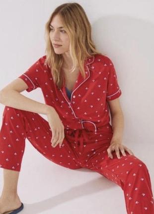 Пижама women'secret красного цвета «миккие маус»3 фото