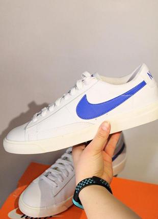 Оригинальные мужские кроссовки кеды nike blazer low leather3 фото