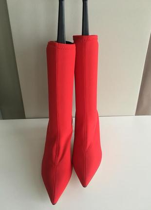 Сапожки чулки от зара полусапожки zara в стиле jimmy choo Boy chanel gucci7 фото