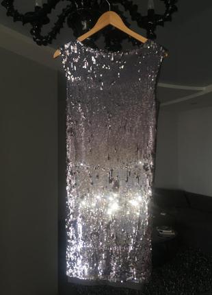 Круте вечірній, коктейльне плаття alice&olivia космічного кольору 🌌🎆🌌