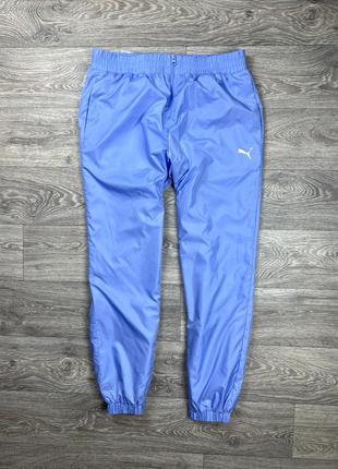 Puma штаны xl размер женские на манжете голубые оригинал1 фото