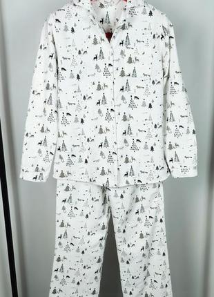 Love to lounge отличная байковая пижама - домашний костюм9 фото