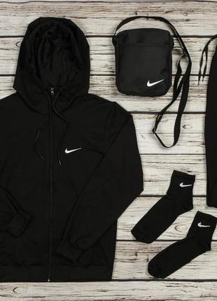 Спортивный костюм nike + набор (сумка, носки и кепка)