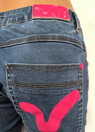 Voi jeans Cropped стильные джинсы темно-синего цвета5 фото