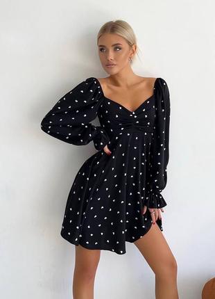 Платье белое и черное