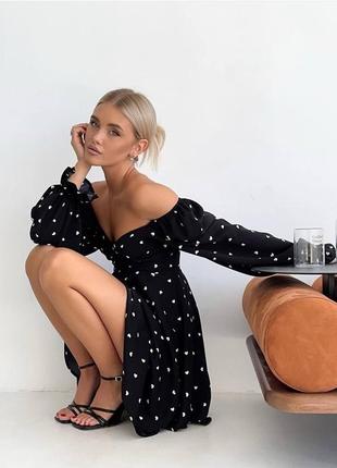 Платье белое и черное