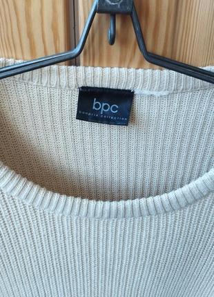 Фирменный натуральный свитер джемпер пуловер весна осень bonprix 52-60 р.2 фото