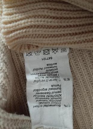 Фирменный натуральный свитер джемпер пуловер весна осень bonprix 52-60 р.8 фото