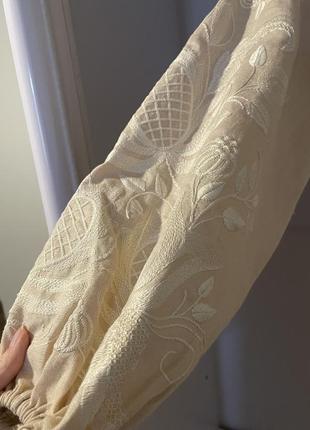 Gaptuvannya платье из льна с вышивкой6 фото